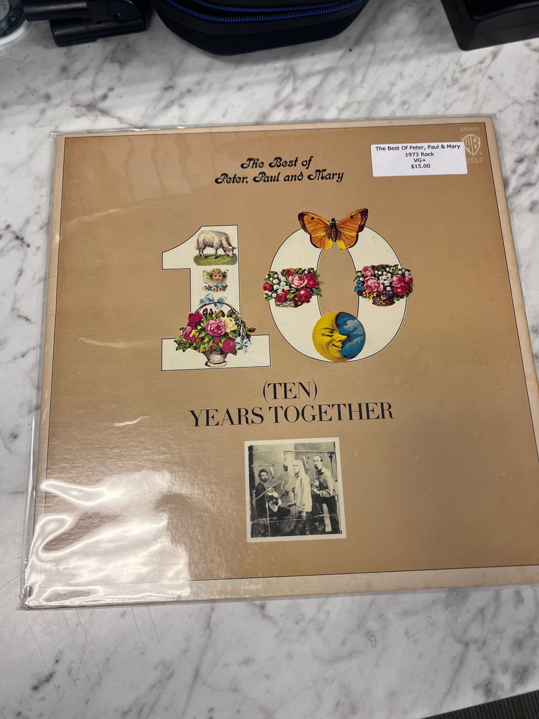 Peter, Paul & Mary - The Best Of Ten Years Together (VG+) Condition Vinyl Record BOS91125