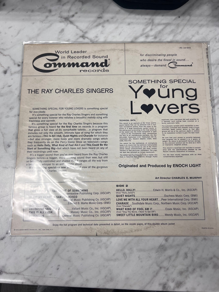 Ray Charles Singers - Something Special for Young Lovers (NM) Condition Vinyl BOS91125