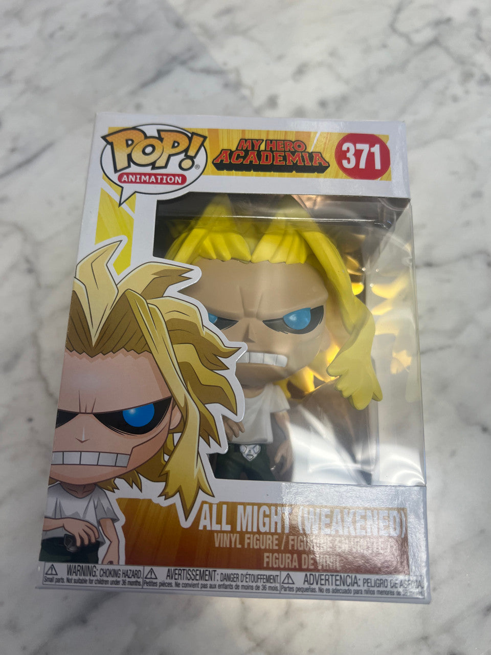 Funko Pop! All Might Weakened My Hero Academia Series MHA Anime Pop IN STOCK 371