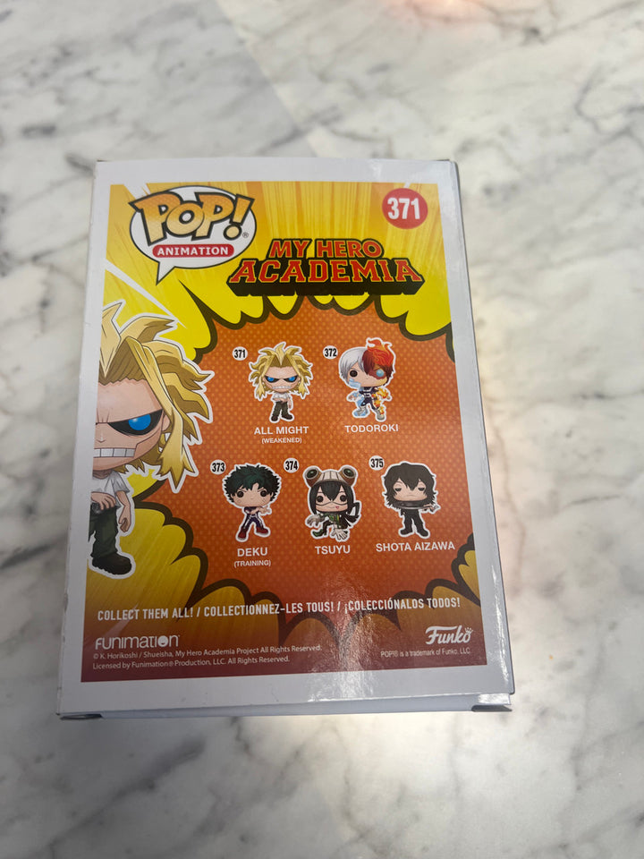 Funko Pop! All Might Weakened My Hero Academia Series MHA Anime Pop IN STOCK 371