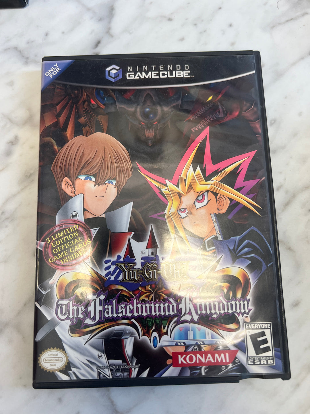 Yu-Gi-Oh! The Falsebound Kingdom Nintendo Gamecube Case/Artwork Only No Game         DO61624