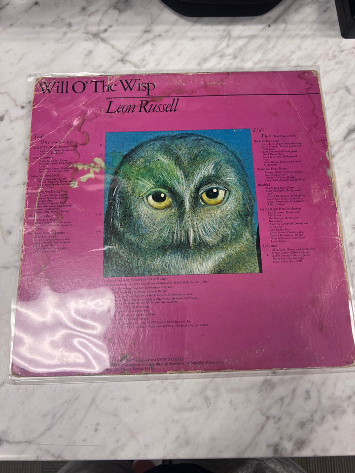 Leon Russell - Will O' The Wisp (VG) Condition Vinyl BOS91125