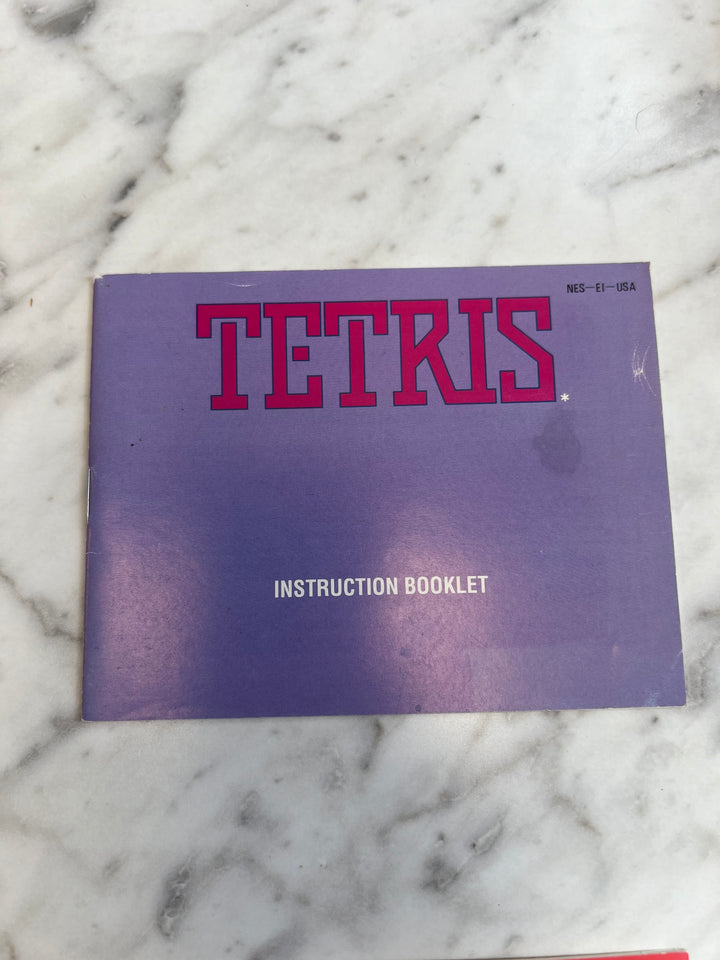 Tetris for Nintendo Entertainment System NES Instruction Booklet Manual Only MO82924