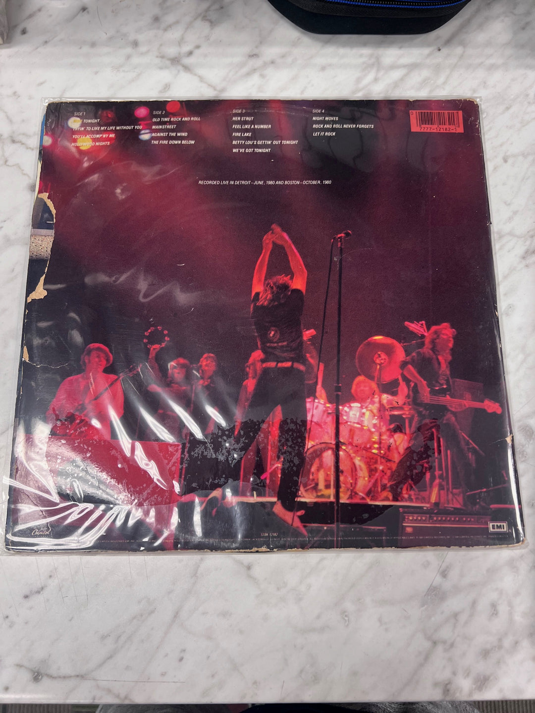 Bob Seger and the Silver Bullet Band - Nine Tonight (VG+) Condition Vinyl BOS91125