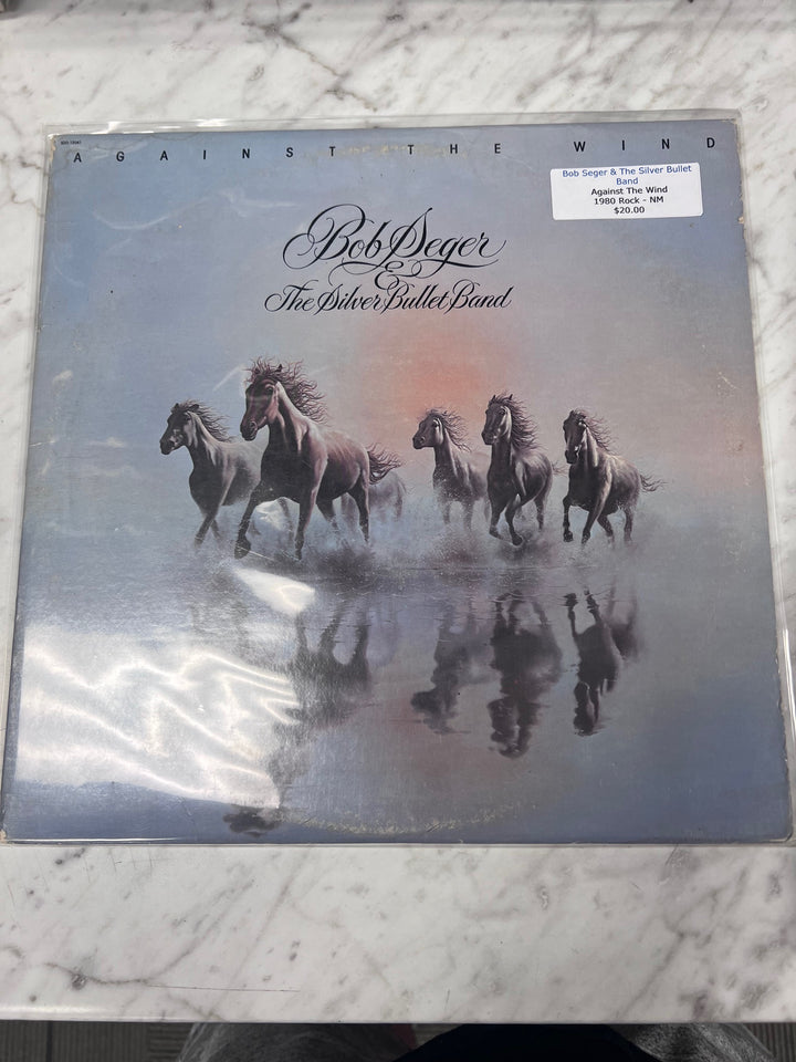 Bob Seger and the Silver Bullet Band - Against the Wind (NM) Condition Vinyl BOS91125