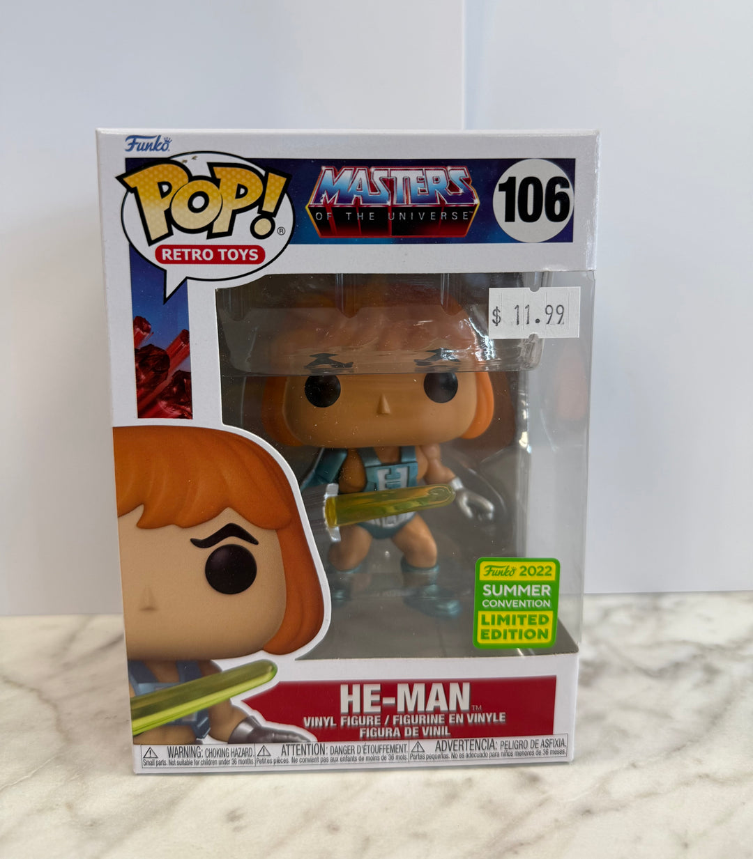 Funko Pop Masters of the Universe - He-Man #106 (Summer 2022 Convention)