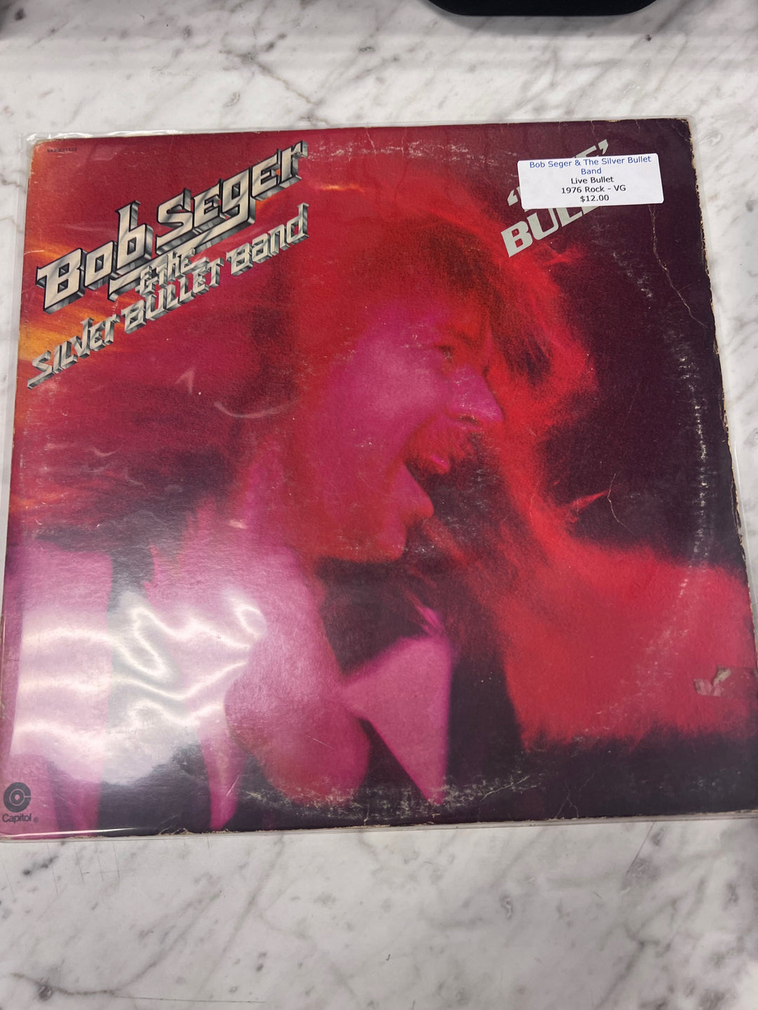 Bob Seger and the Silver Bullet Band - Live Bullet (VG) Condition Vinyl BOS91125