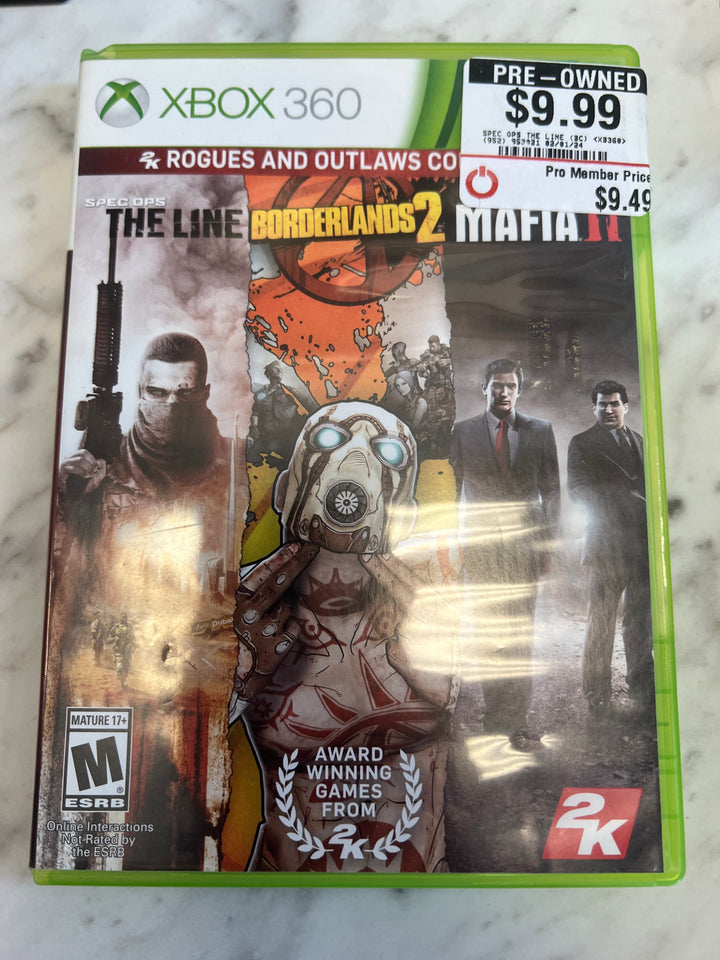 Rogues and Outlaws Collection Xbox 360 Case and Manual Only No Game         DO61624