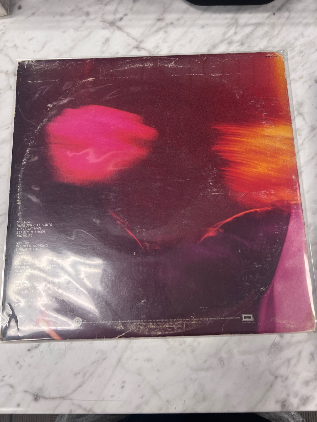 Bob Seger and the Silver Bullet Band - Live Bullet (VG) Condition Vinyl BOS91125