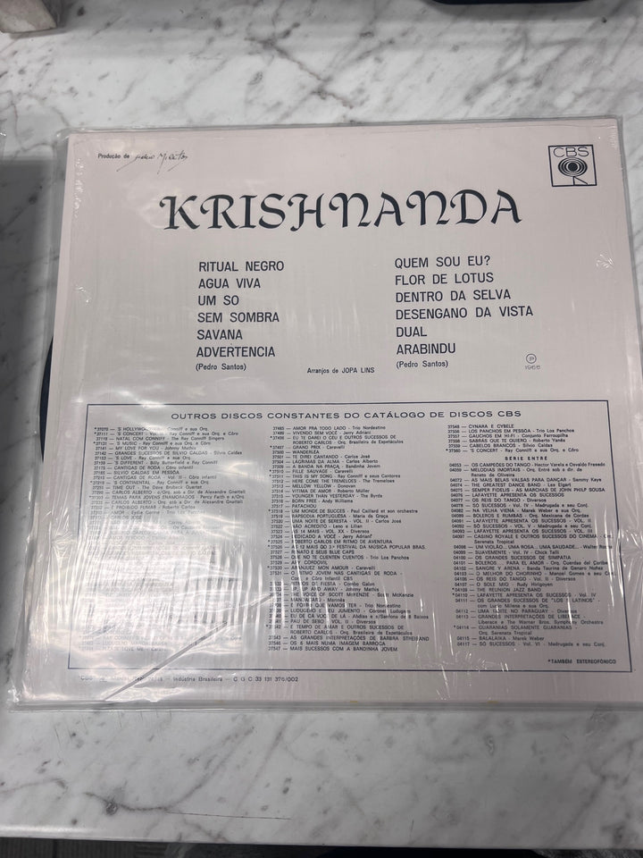 Pedro Santos  - Krishnanda (VG+) Condition Vinyl BOS91125