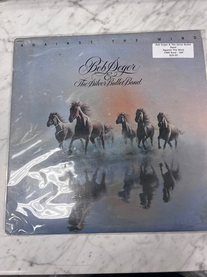 Bob Seger & The Silver Bullet Band - Against the Wind (NM) Condition Vinyl BOS91125