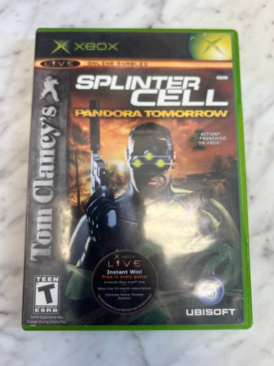 Splinter Cell Pandora Tomorrow Case and Manual Only No Game         DO61624