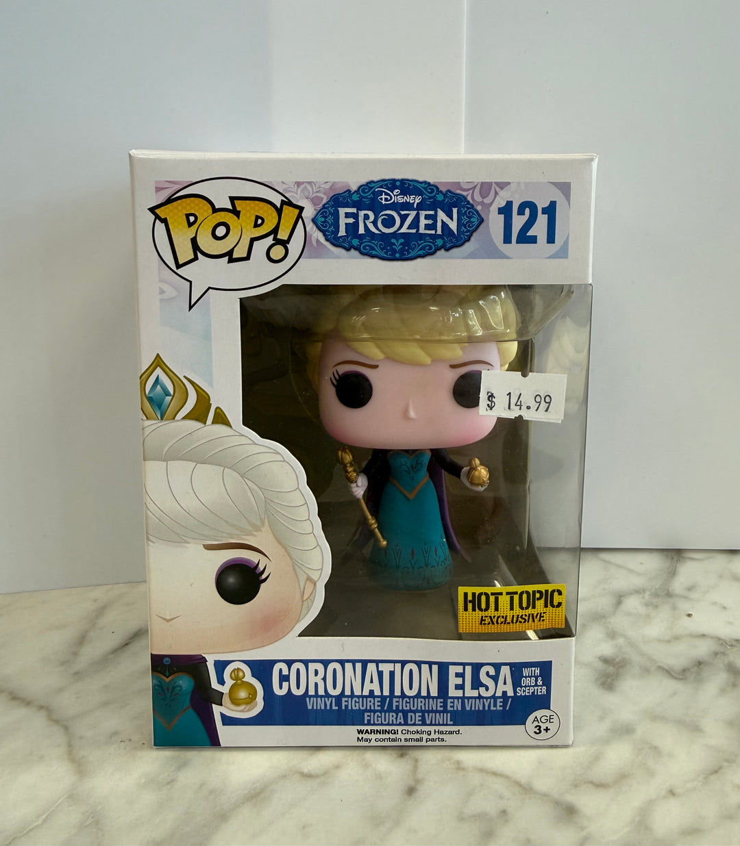 Funko Pop! Coronation Elsa #121 - Disney Frozen (Hot Topic Exclusive) FP52526