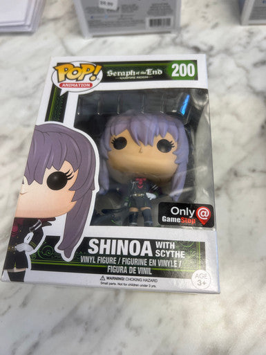 Funko Pop! - Seraph Of The End - Shinoa With Scythe - #200 - Game Stop Exclusive
