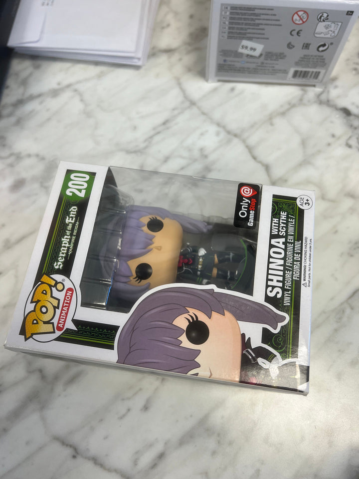 Funko Pop! - Seraph Of The End - Shinoa With Scythe - #200 - Game Stop Exclusive