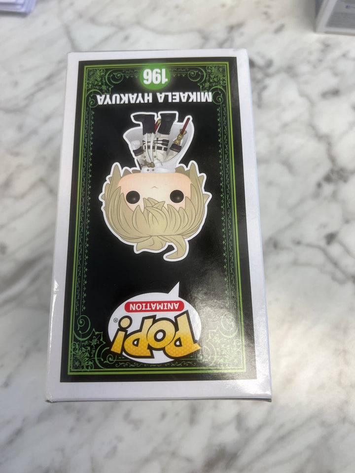 Mikaela Hyakuya Funko Pop #196 Seraph Of The End Vampire Reign Good Condition!