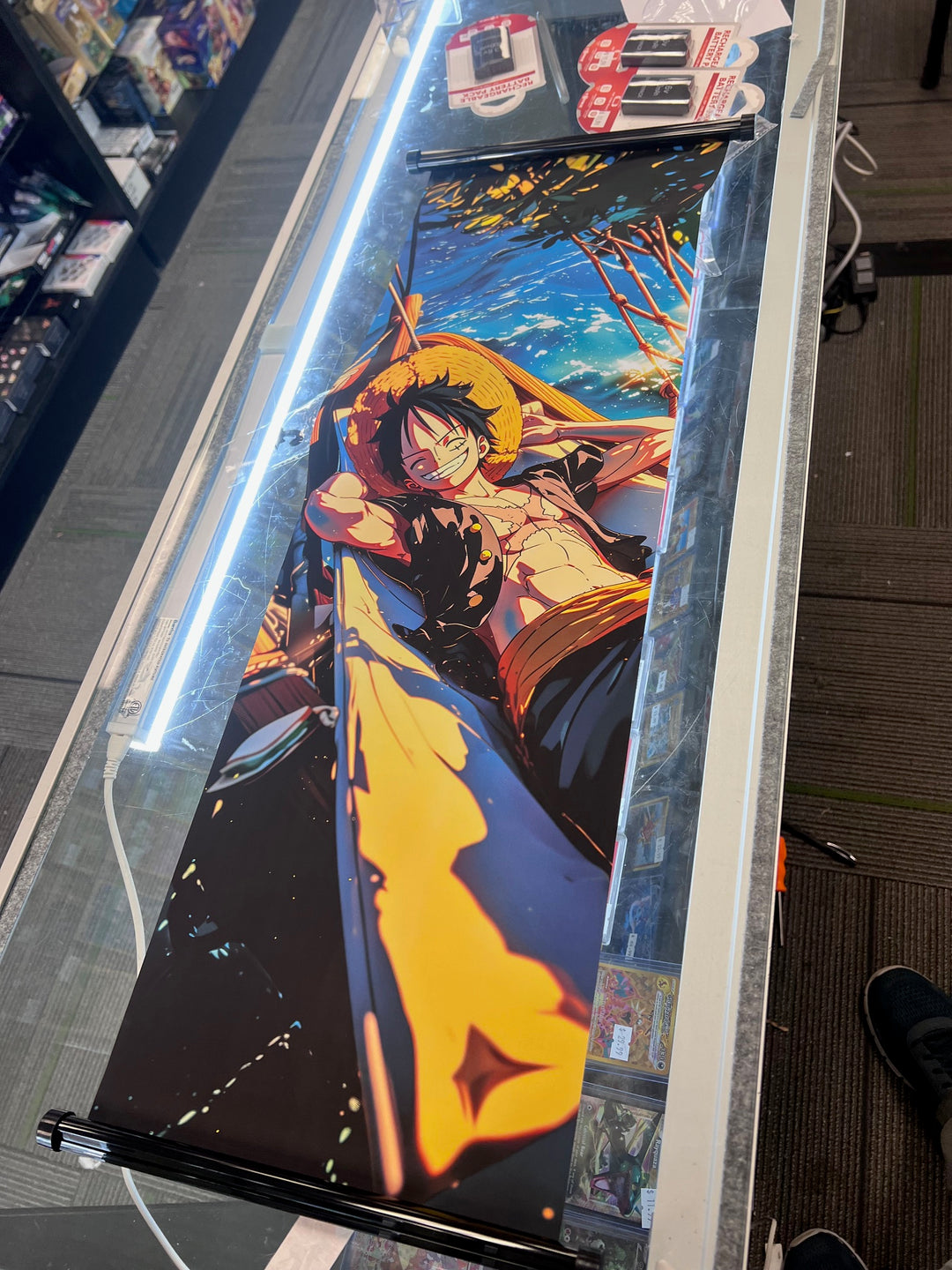 Wall Scroll - One Piece Monkey D. Luffy 10X30" w/ Hanger New