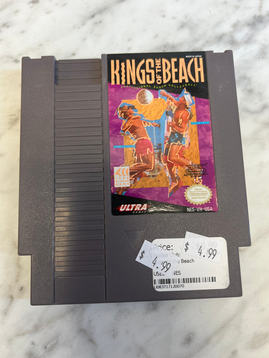 Kings of the Beach for Nintendo Entertainment System NES Cart Only Tested and working        DO61824