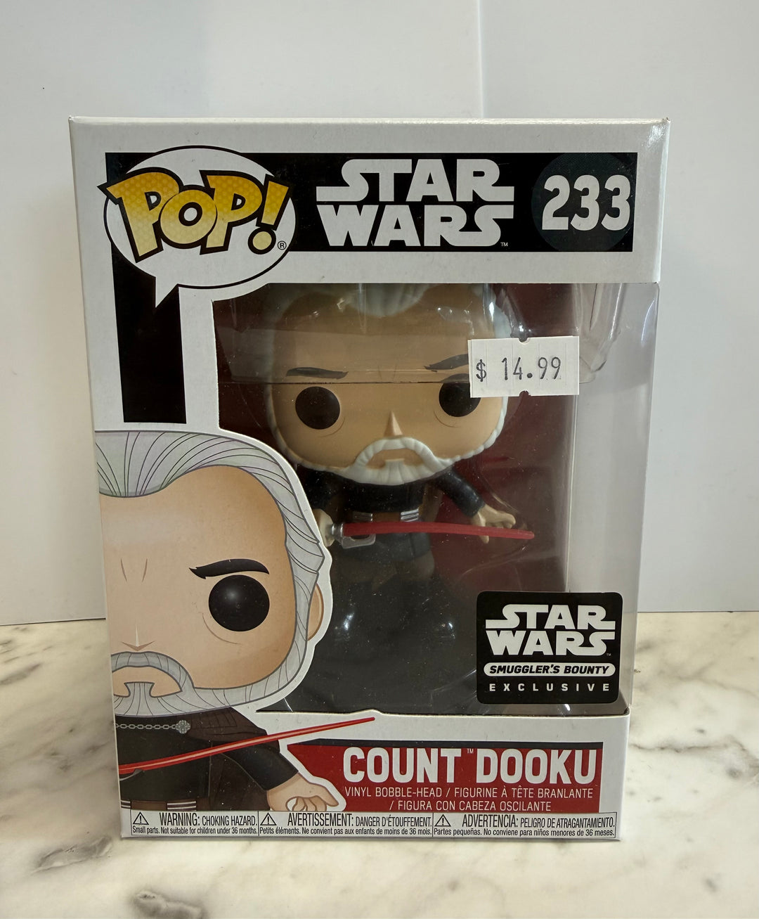Funko Pop! Count Dooku #233 - Star Wars (Smuggler's Bounty Exclusive) FP53126