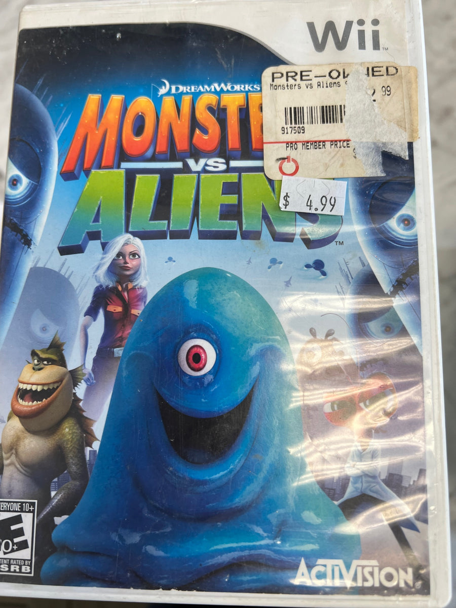 monsters vs aliens wii Wii Monsters vs. Aliens