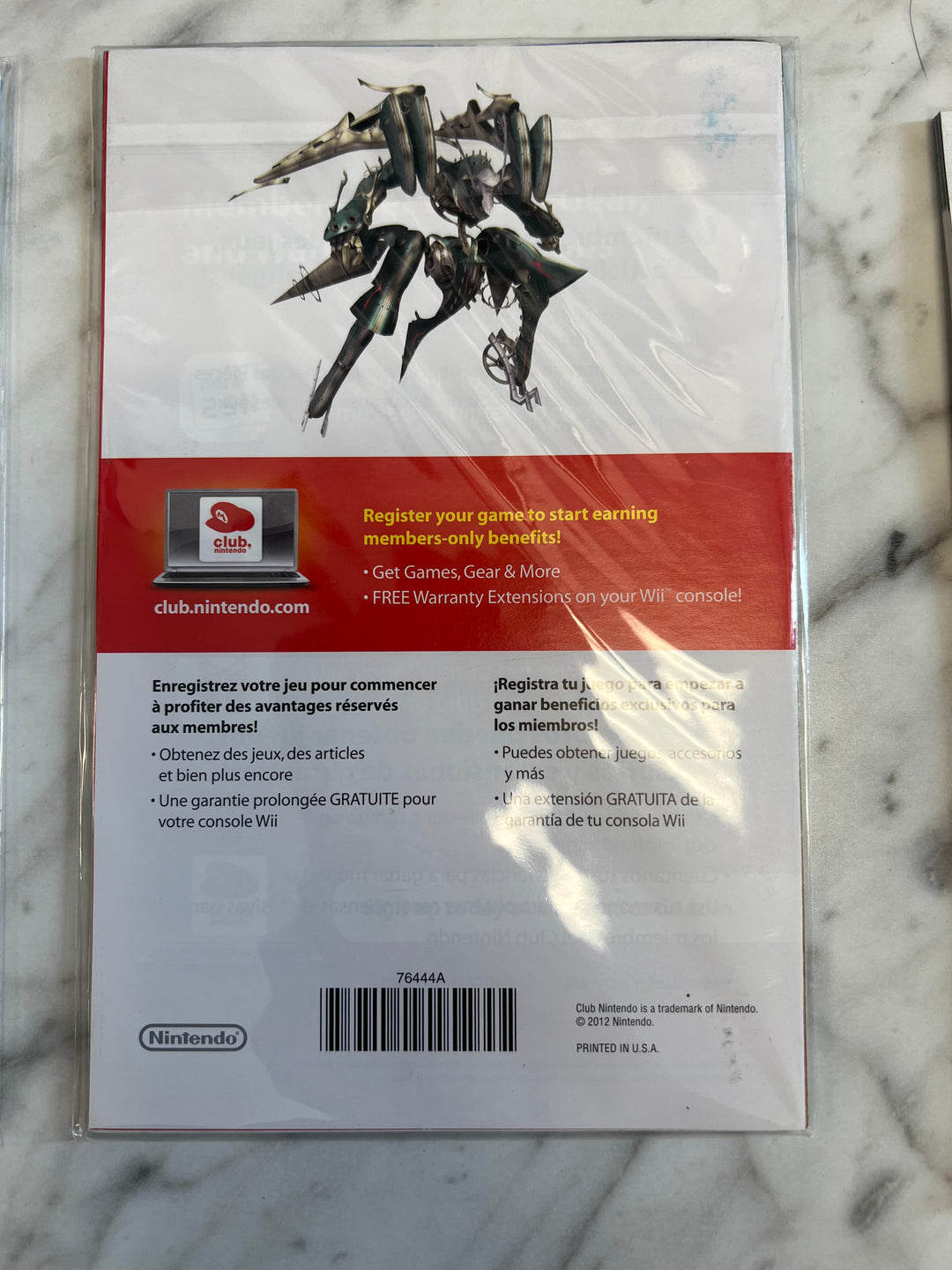 Xenoblade Chronicles Manual Only No Game DU9124