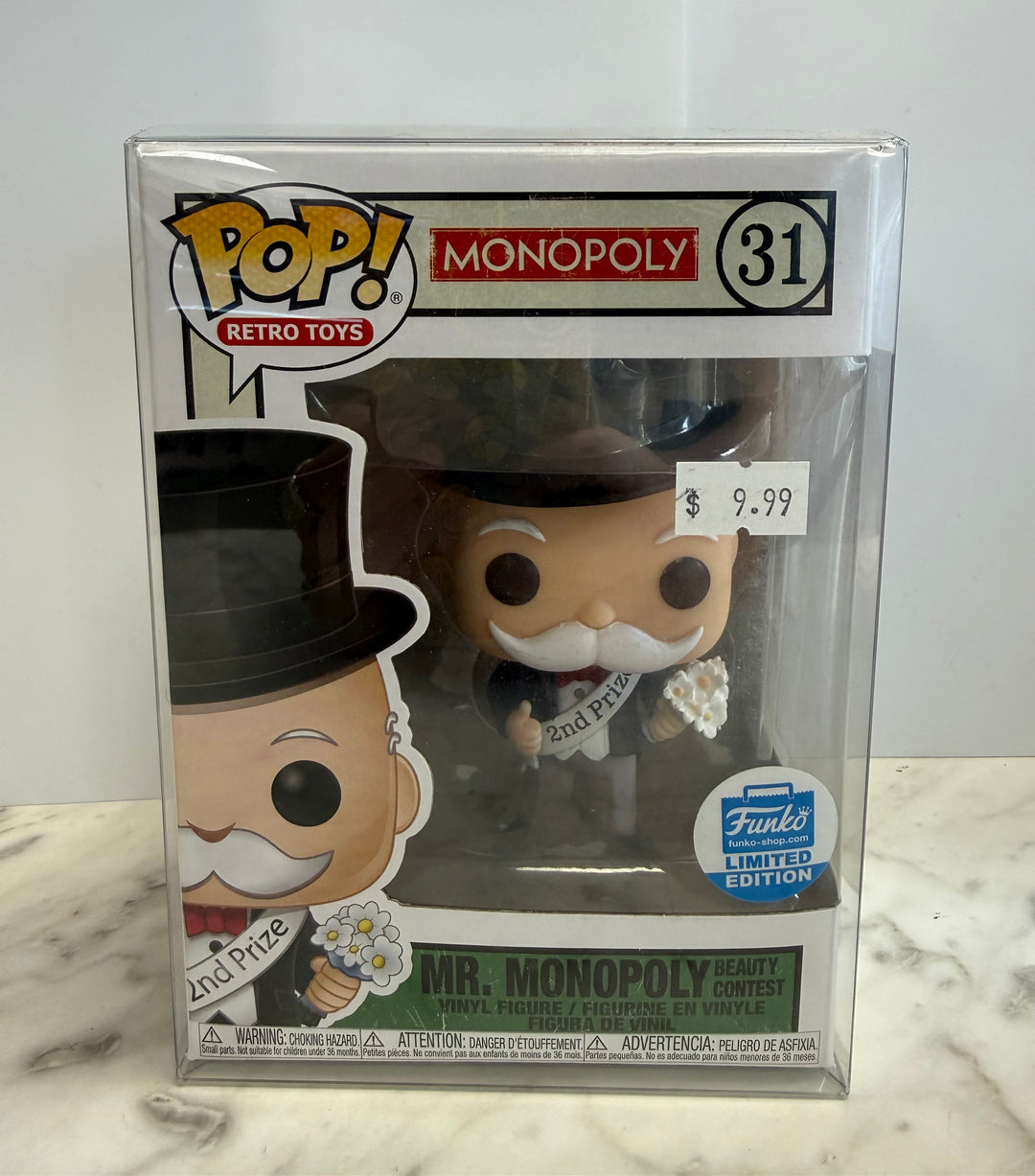 Funko Pop! Mr. Monopoly (Beauty Contest) #31 - Monopoly (Funko Shop Limited Edition) FP53126