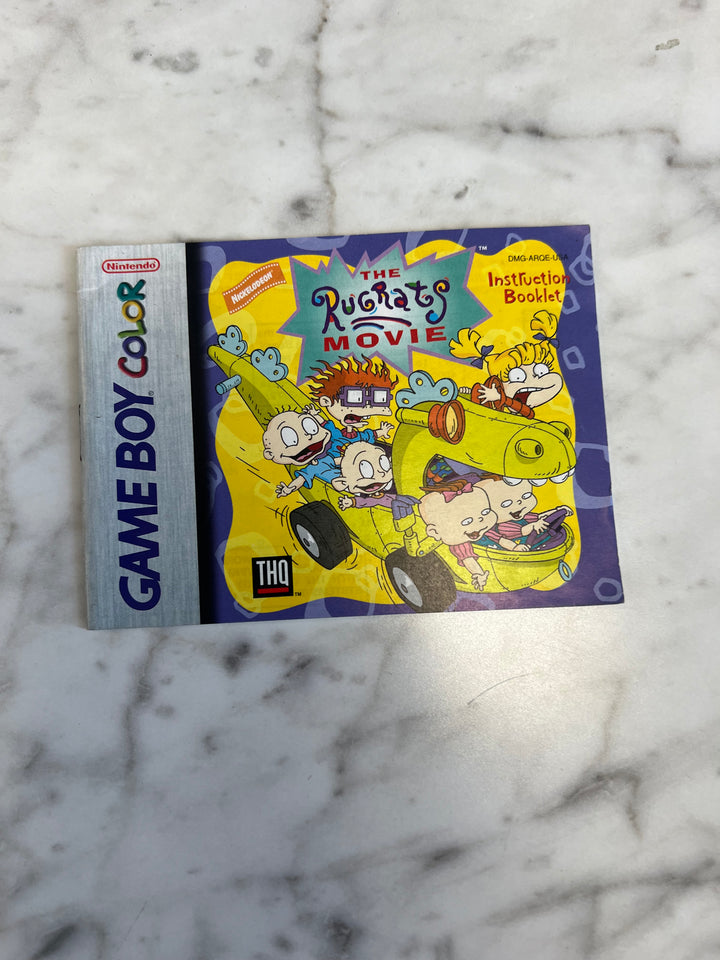 The Rugrats Movie for Game Boy Color Manual Only No Game DU9124