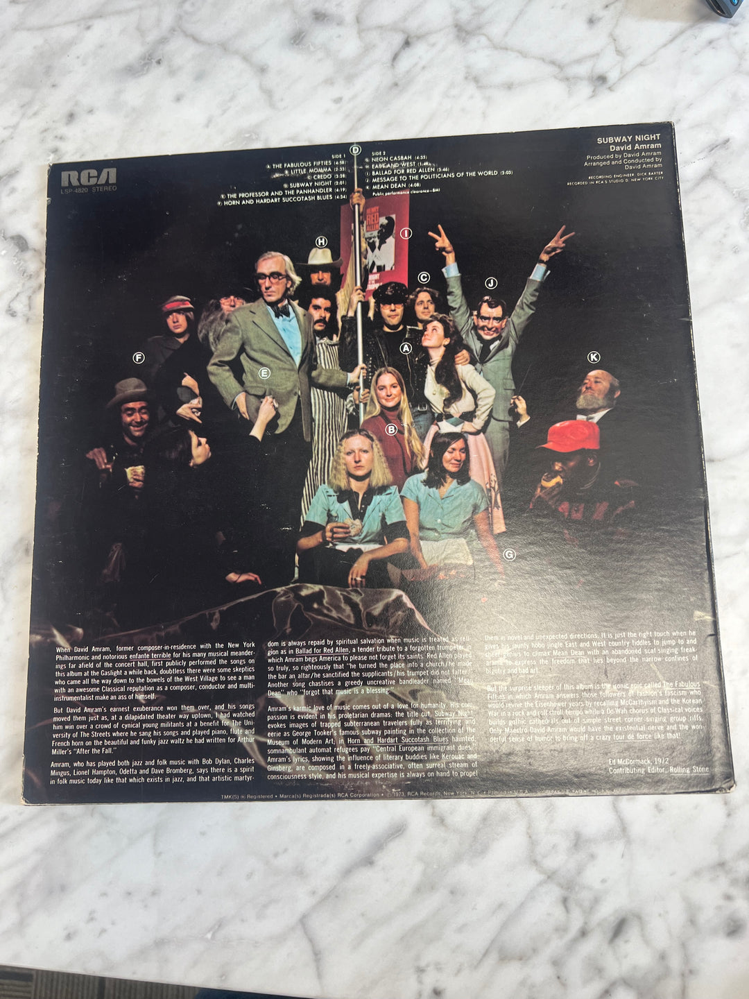 David Amram - Subway Night Vinyl Record VR112724