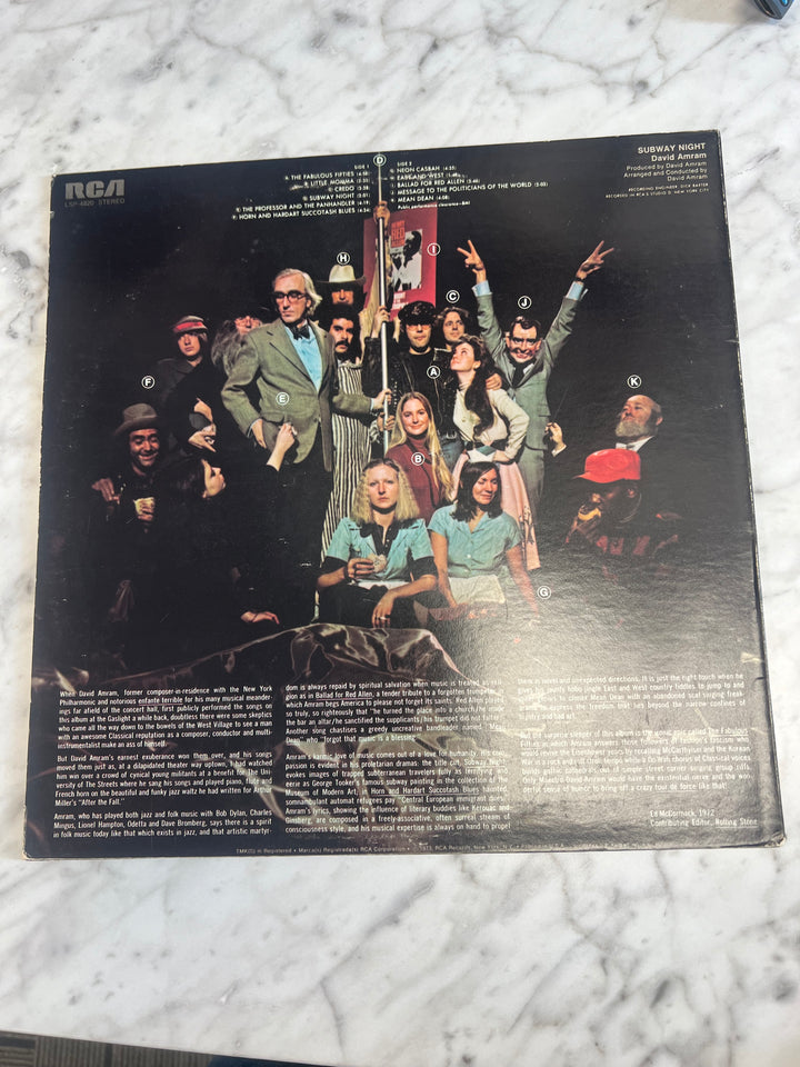 David Amram - Subway Night Vinyl Record VR112724