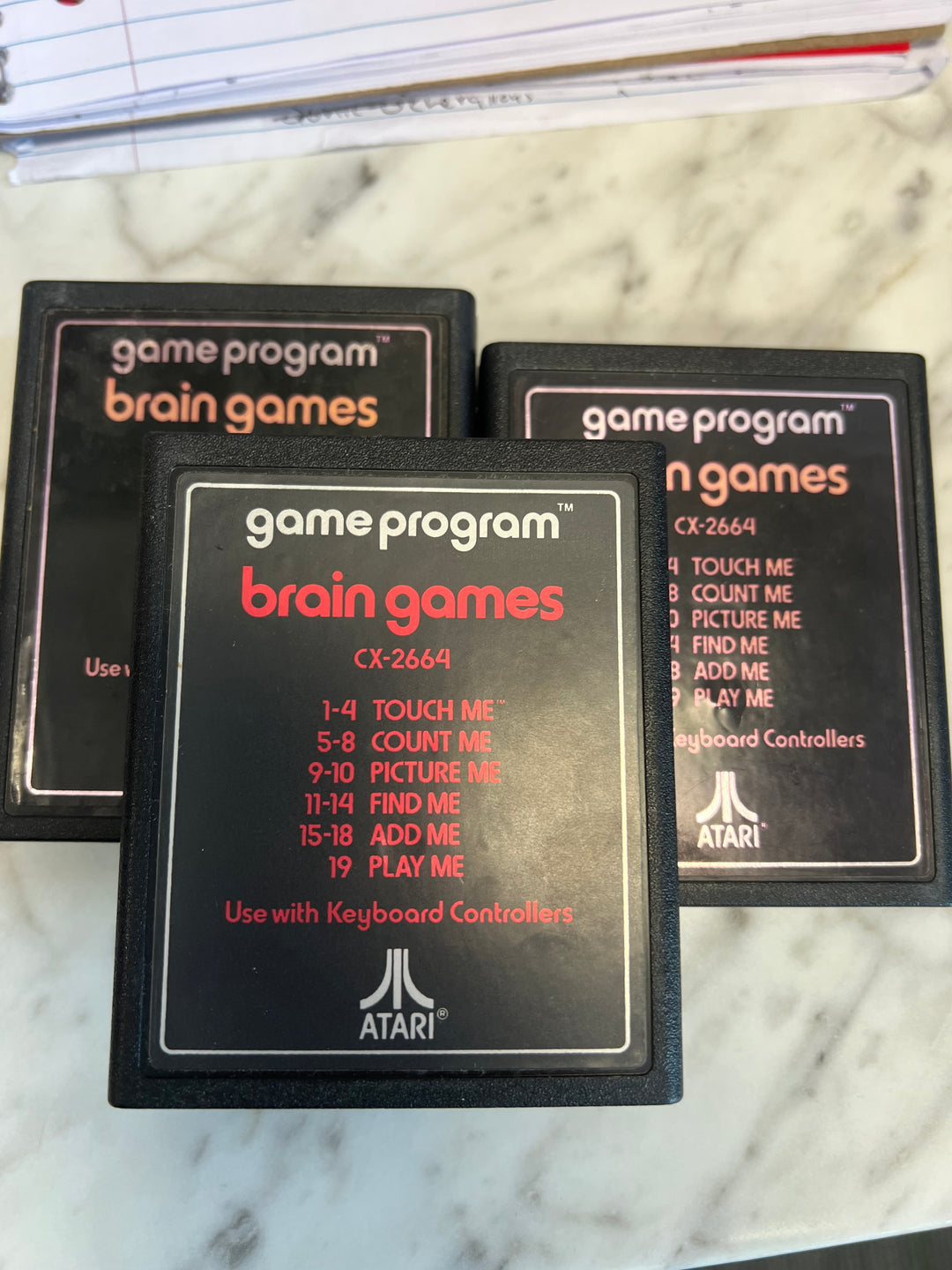 Brain Games for Atari 2600 Cart Only      DO61824