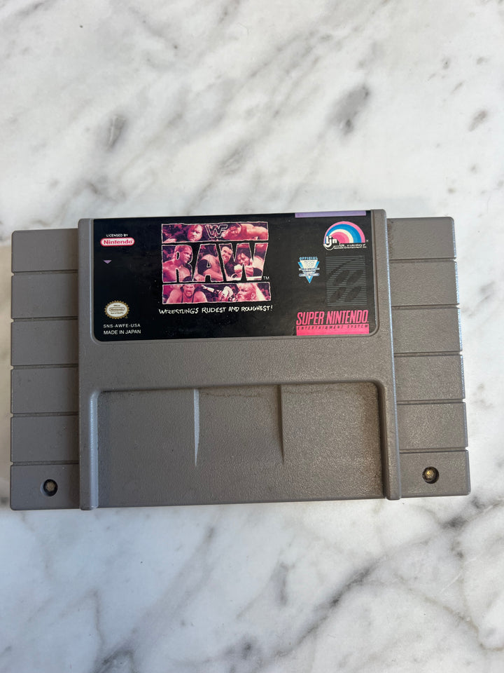 WWF Raw for Super Nintendo SNES Cart Only DU9124