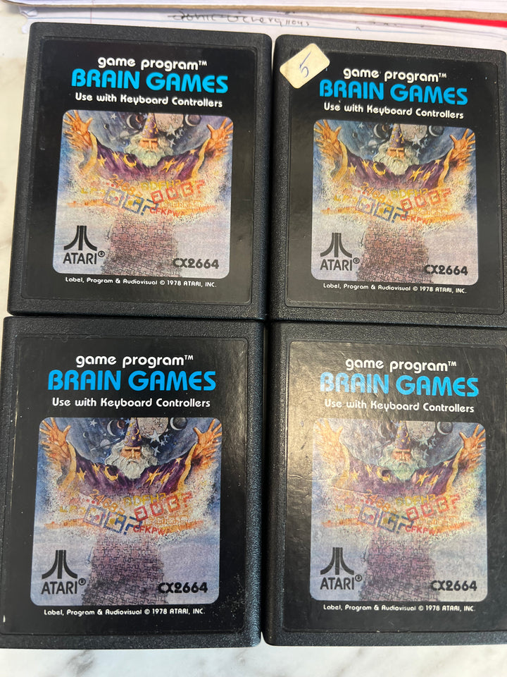 Brain Games for Atari 2600 Cart Only      DO61824