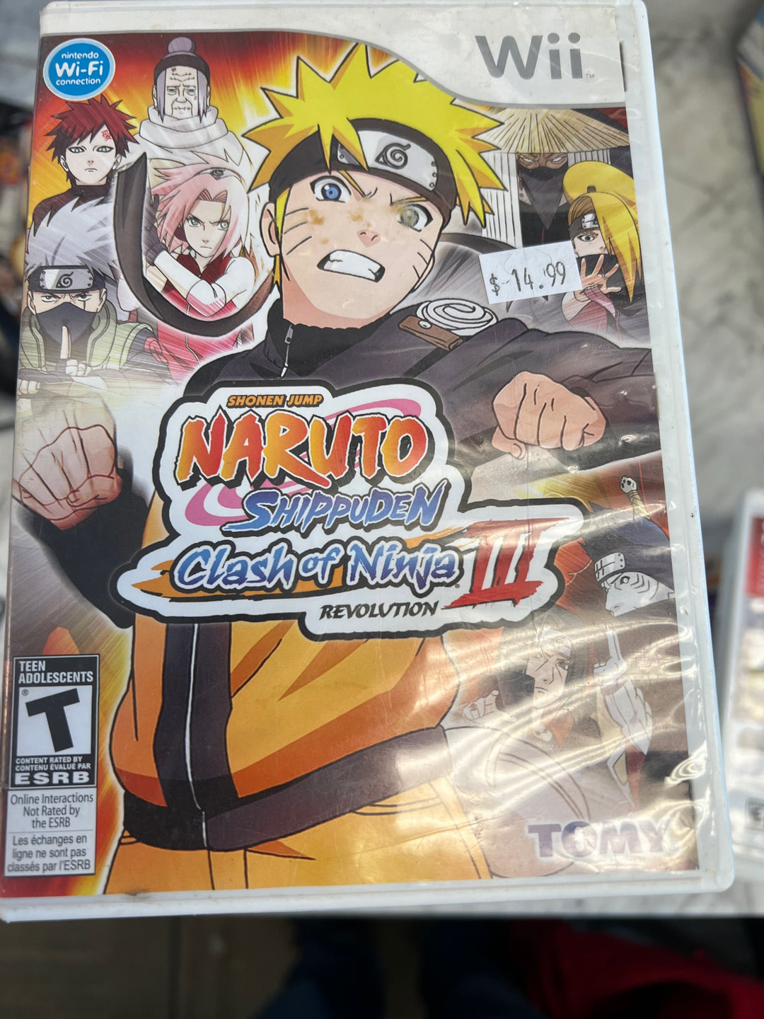 Naruto: Clash of Ninja Revolution III 3 - Wii W32425