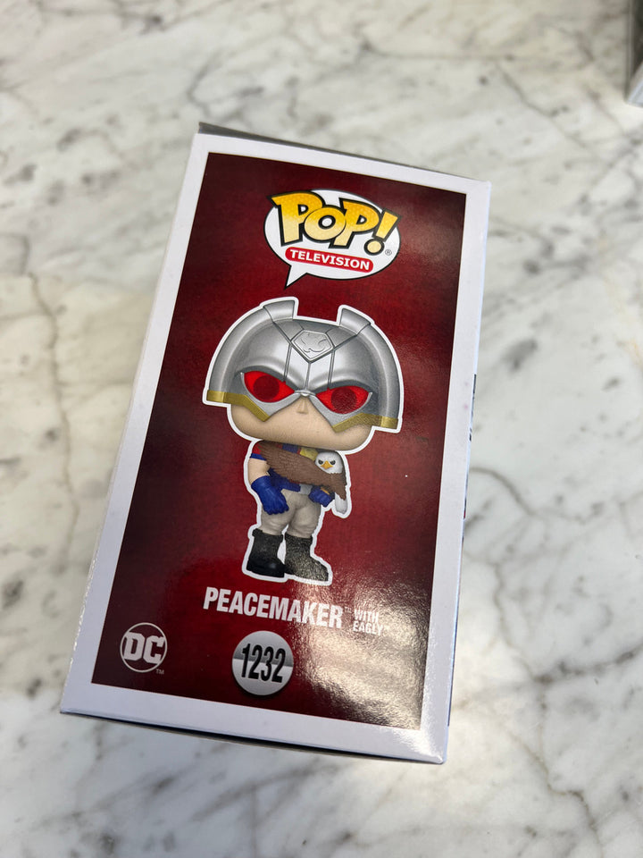 Peacemaker with Peace Sign #1260 Funko 2022 Summer Convention