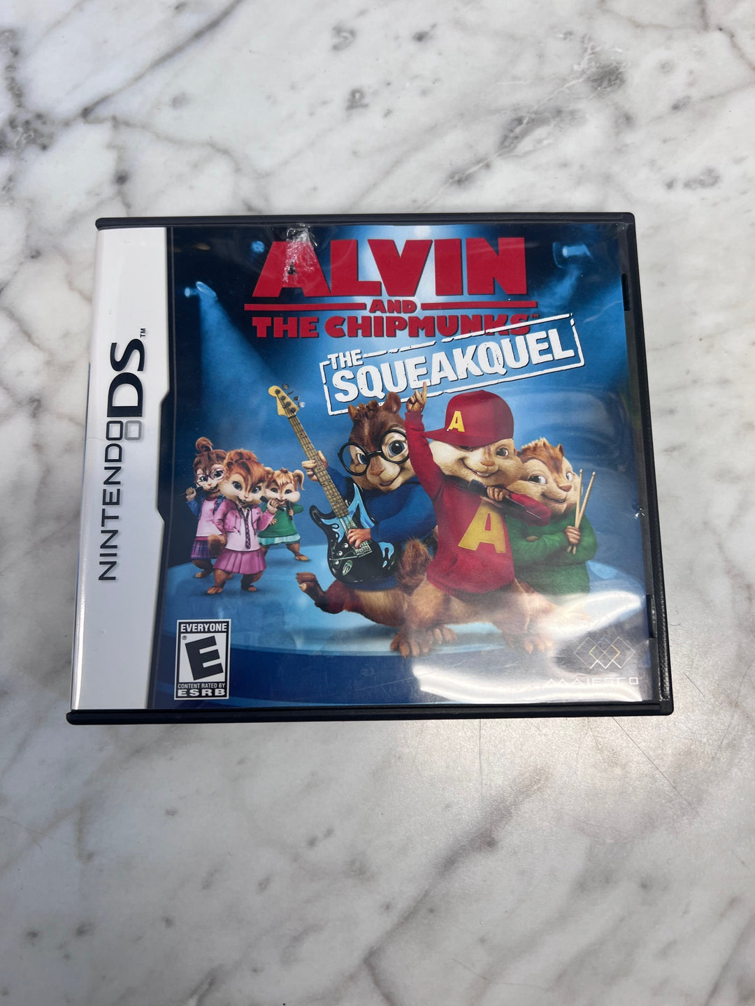 Alvin and the Chipmunks The Squeakquel Nintendo DS CASE AND MANUAL ONLY  CO123125