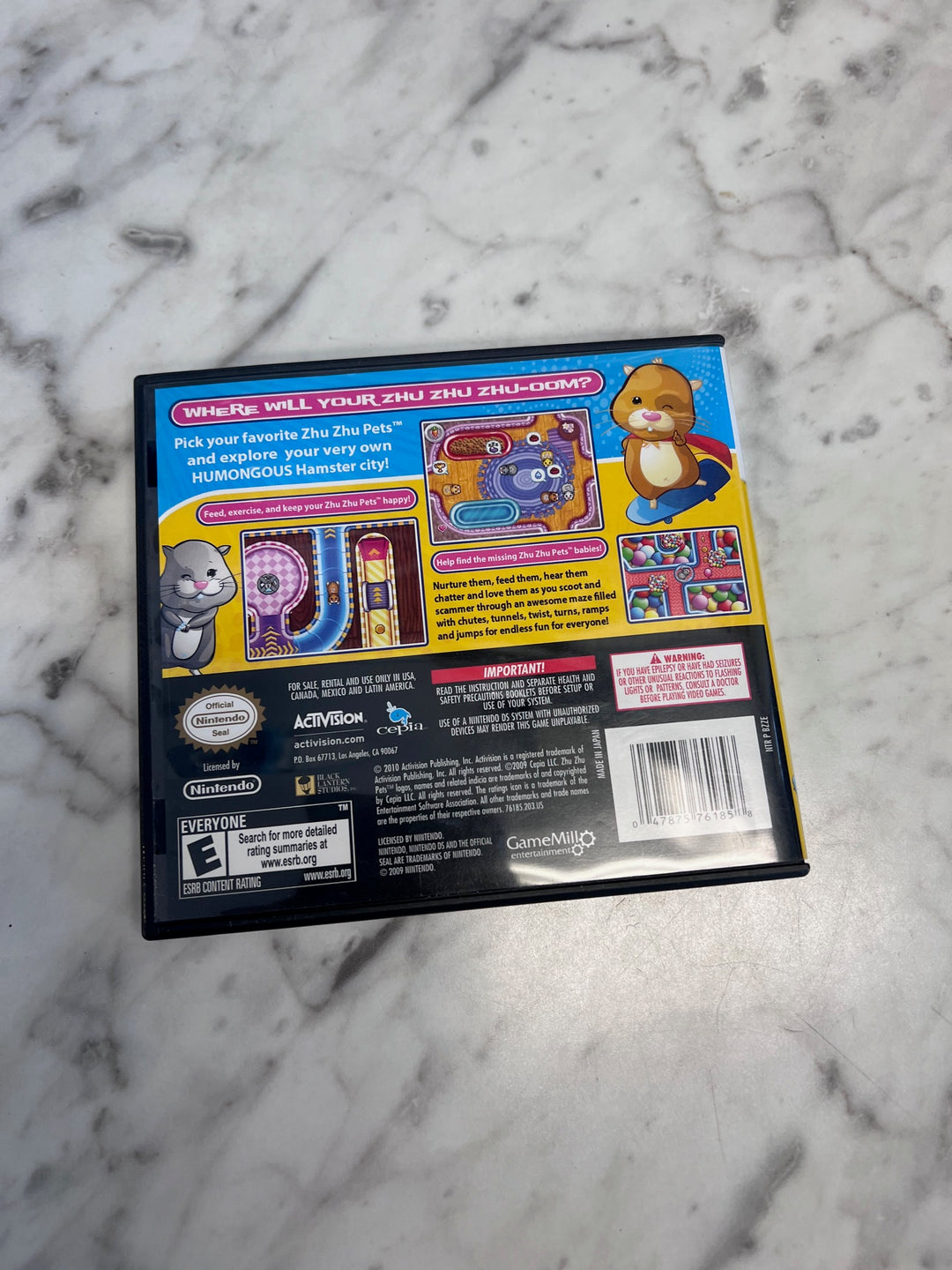 Zhu Zhu Pets Nintendo DS CASE ONLY  CO123125