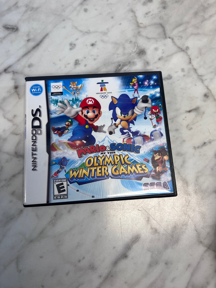 Mario & Sonic at the Olympic Winter Games Nintendo DS CASE & MANUAL ONLY  CO123125
