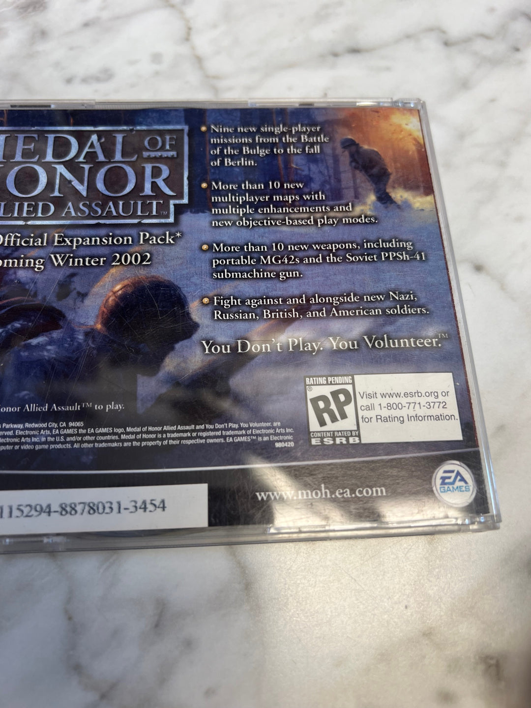 Battlefield 1942 for Windows PC - Discs and Rear Insert ONLY   PC62025