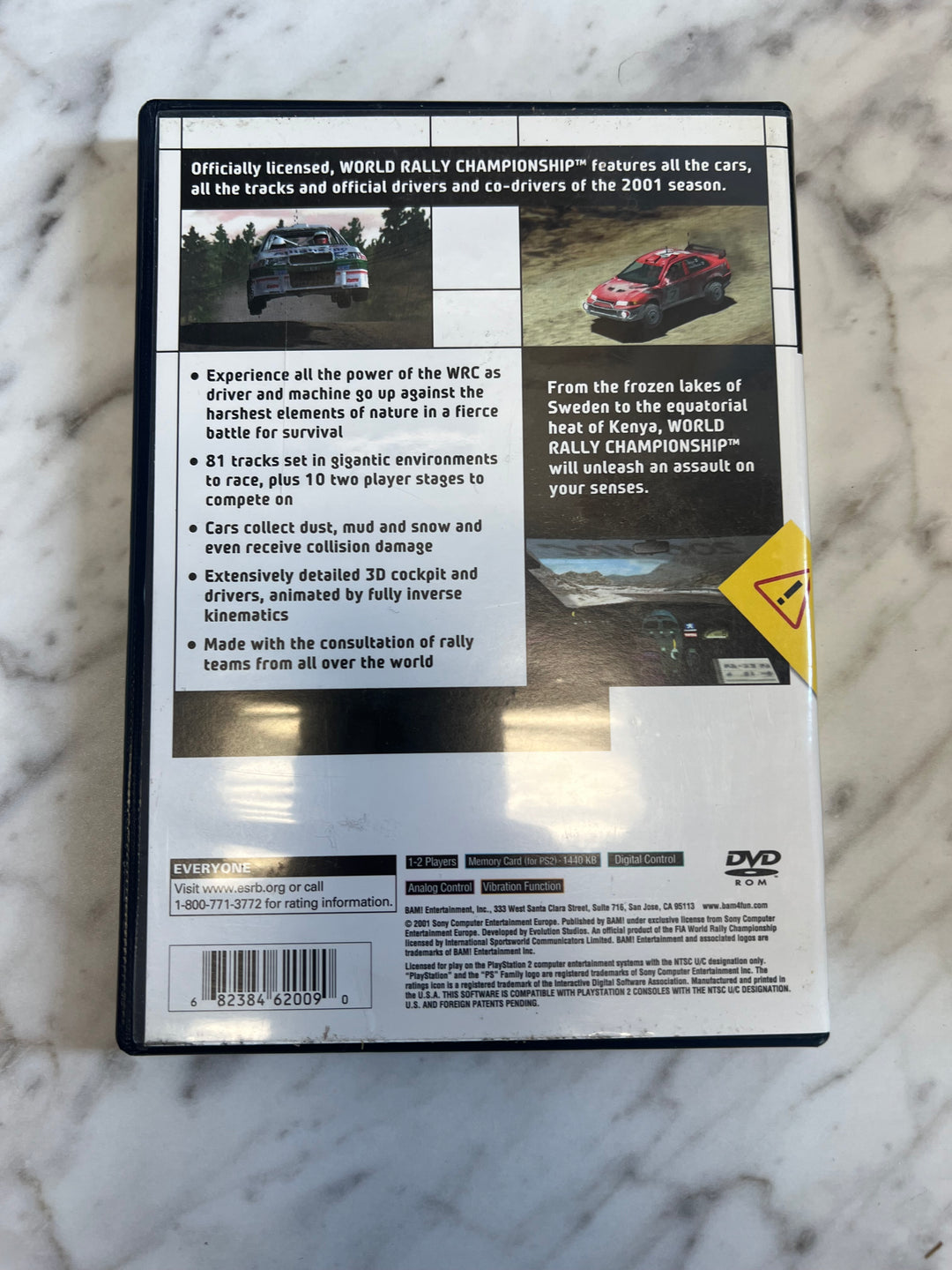 WRC World Rally Championship for PS2 Playstation 2 in Box DU9124