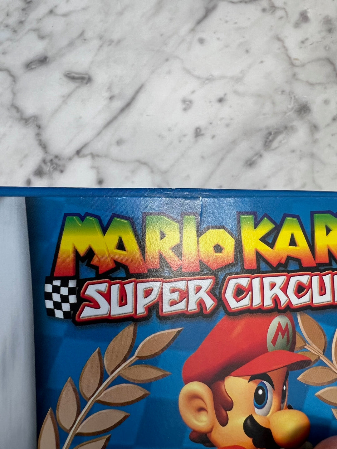 Mario Kart Super Circuit Gameboy Advance GBA Box, inserts and MANUAL ONLY  CO123125