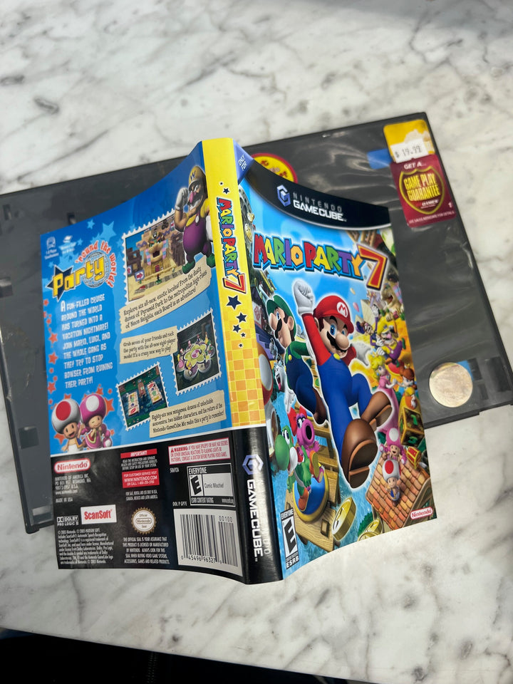 Mario Party 7 Nintendo Gamecube CASE & MANUAL ONLY  CO123125