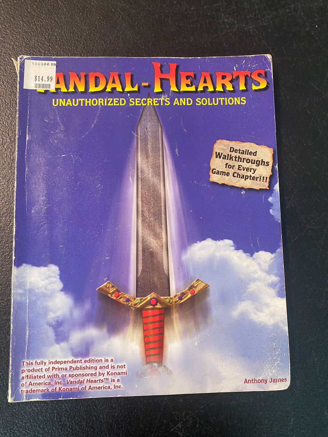 Vandal Hearts Secrets & Solutions (Prima) - Strategy Guide