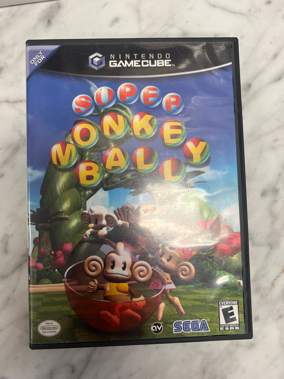 Super Monkey Ball Nintendo Gamecube CASE AND MANUAL ONLY    CO112724