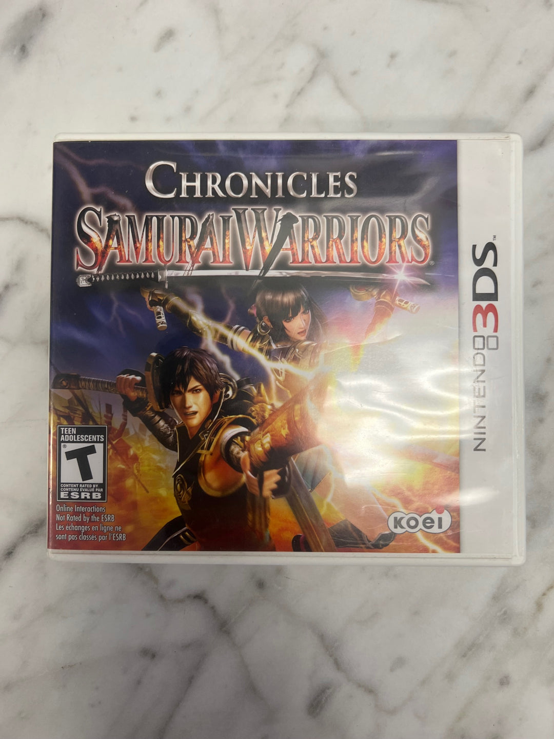 Samurai Warriors Chronicles for Nintendo 3DS CASE AND MANUAL ONLY    CO112724