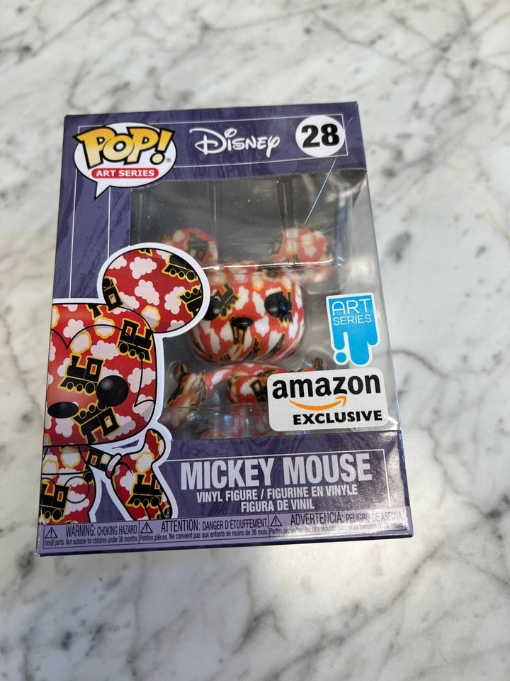 Funko POP! Art Series Mickey Mouse #28 Amazon Exclusive Disney 28 Vinyl Figure