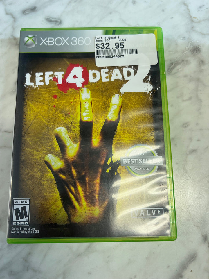 Left 4 Dead 2 Xbox 360 CASE AND MANUAL ONLY CO123125