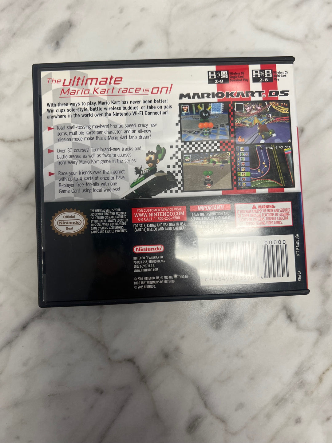 Mario Kart DS for Nintendo DS CASE AND MANUAL ONLY    CO112724