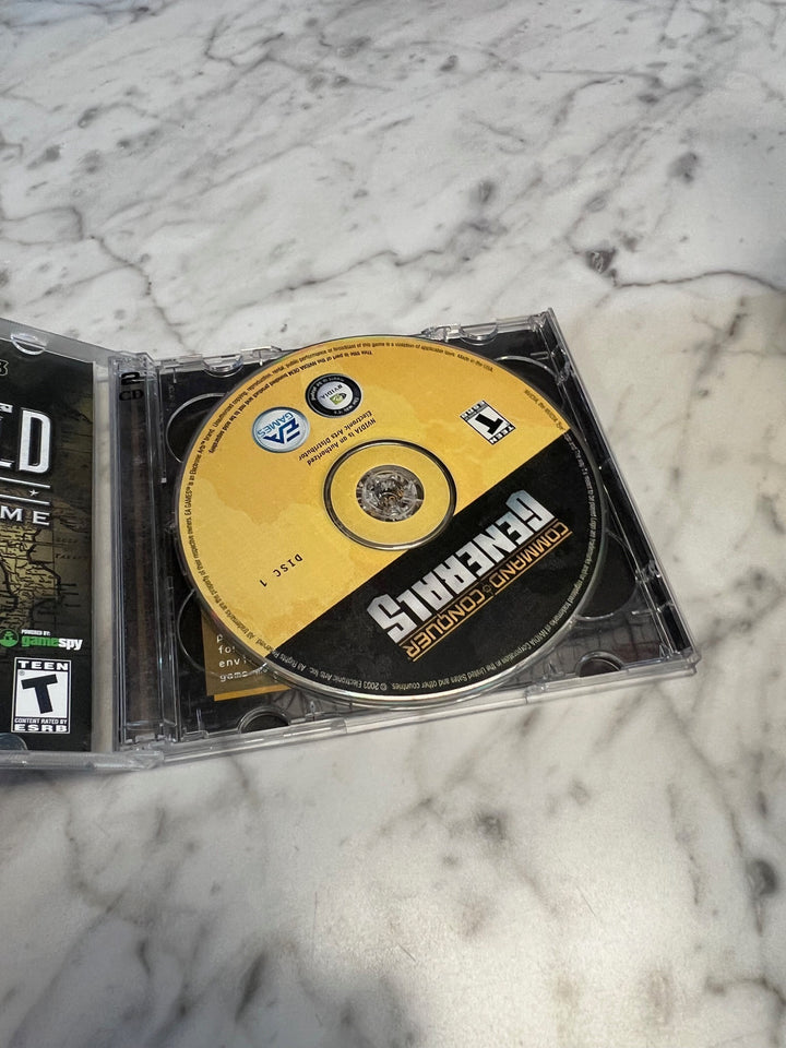 Command &amp; Conquer Generals Jewel Case for Windows PC CD-ROM PC62025