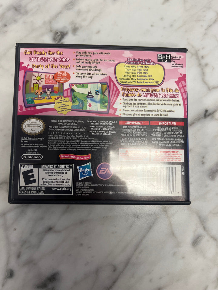 Littlest Pet Shop City Friends for Nintendo DS CASE AND MANUAL ONLY    CO112724