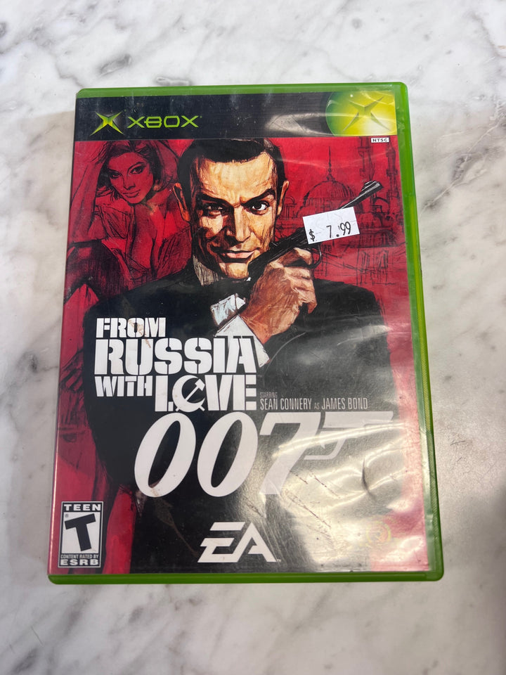 007 From Russia with Love Original Xbox CASE AND MANUAL ONLY CO123125
